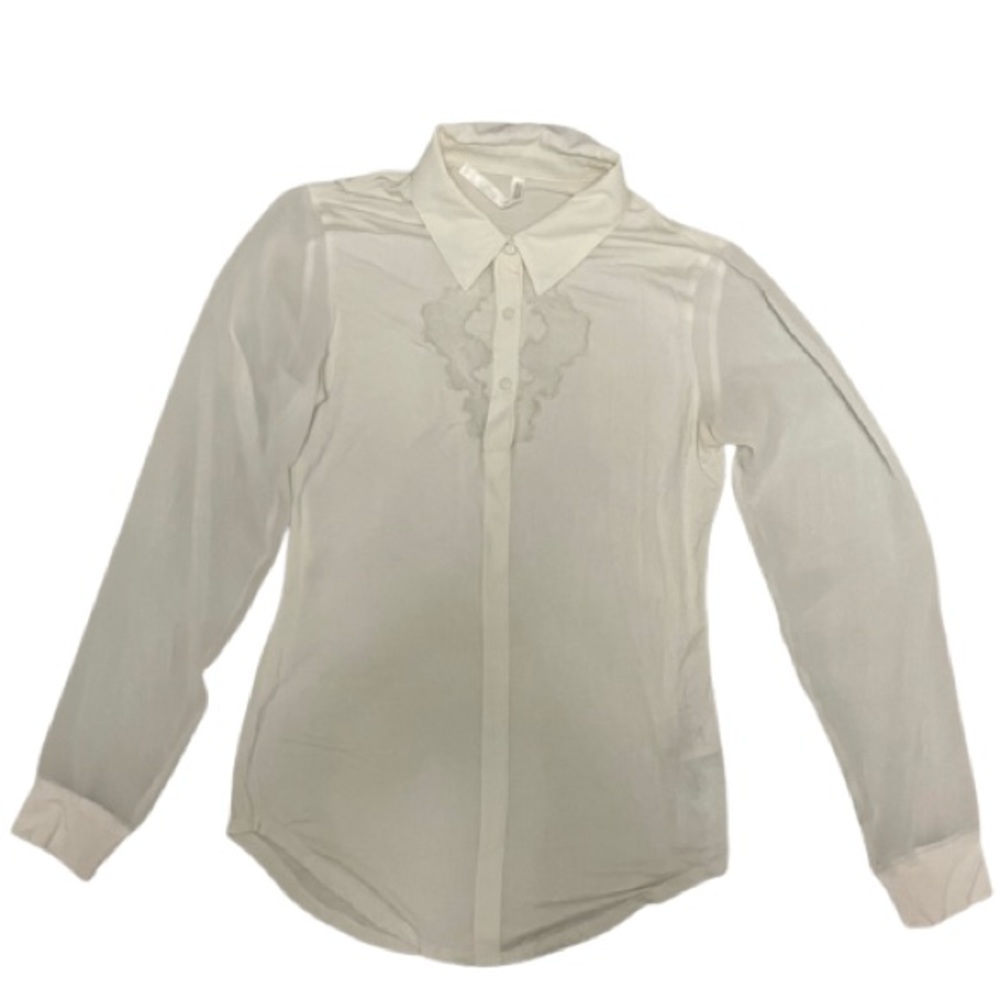 Karen Millen Mixed Media Blouse